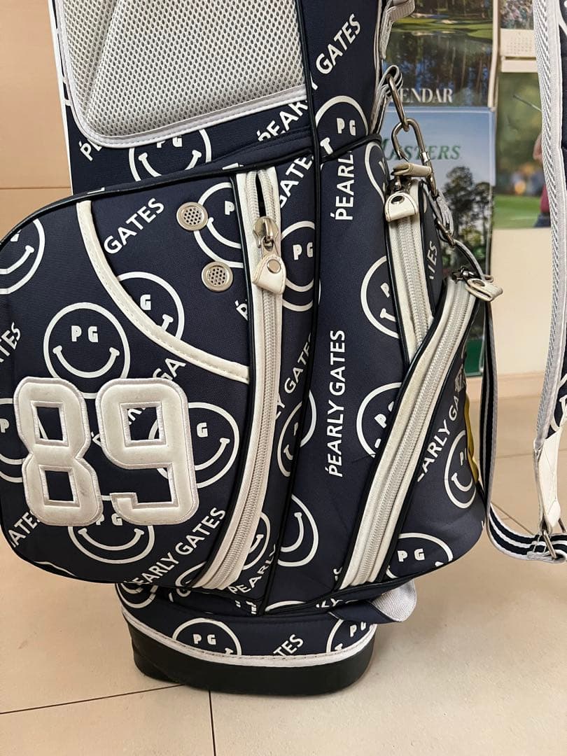 PEARLY GATES キャディバッグ スタンド式スマイル