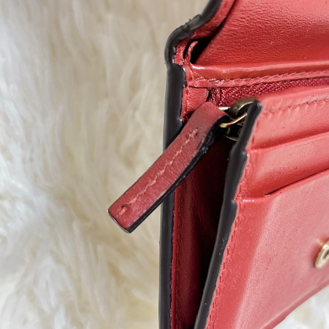 GUCCI ストーン抜けなし チェリー さくらんぼ 二つ折り財布 GG柄