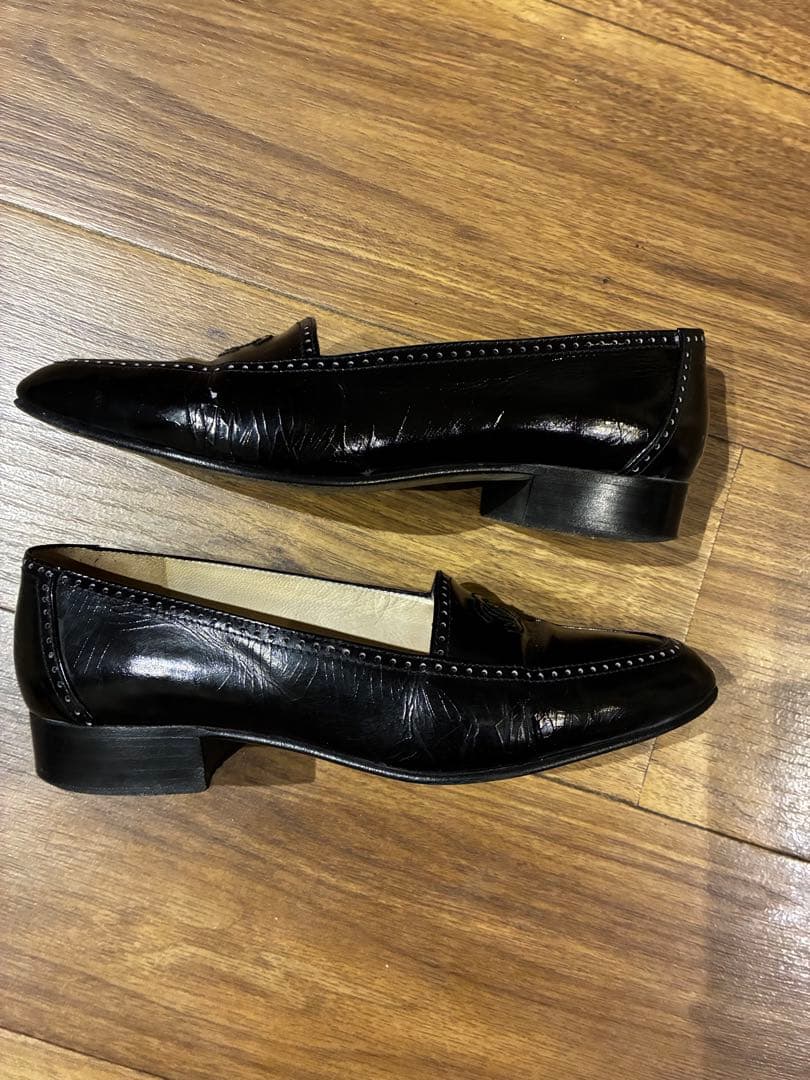 CHANEL ブラック ローファー36