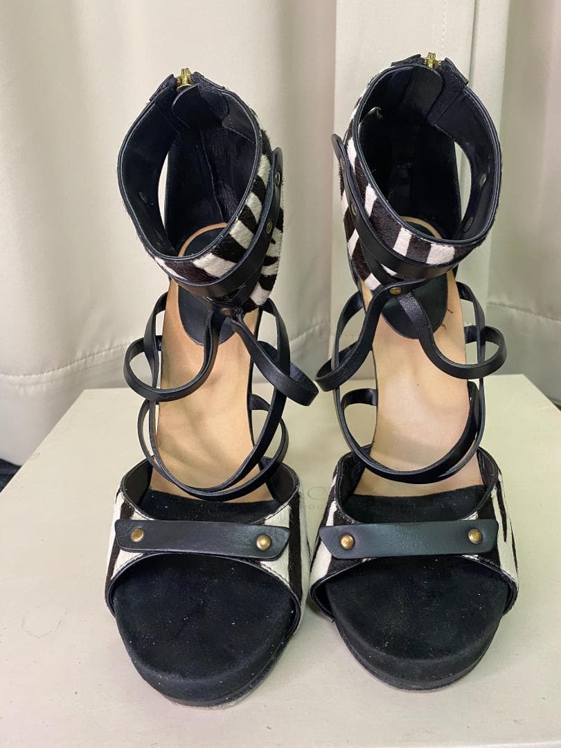 JIMMY CHOO ゼブラ ハイヒール パンプス レディース