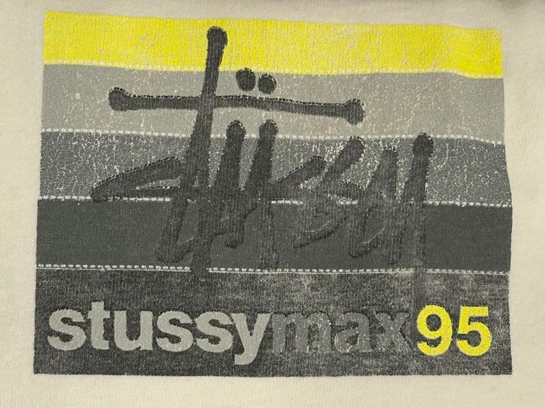 激レア old stussyステューシー airmax95 イエローグラデ