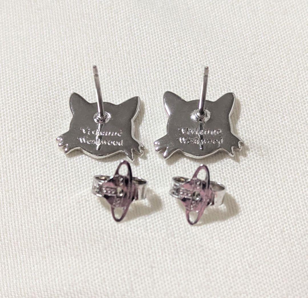 【極美品】VivienneWestwood ヴィヴィアン ピアス キャットオーブ