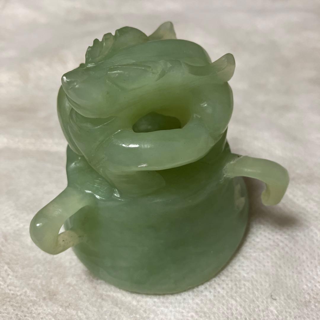 翡翠の香炉・中国翡翠工芸品専門店での購入品