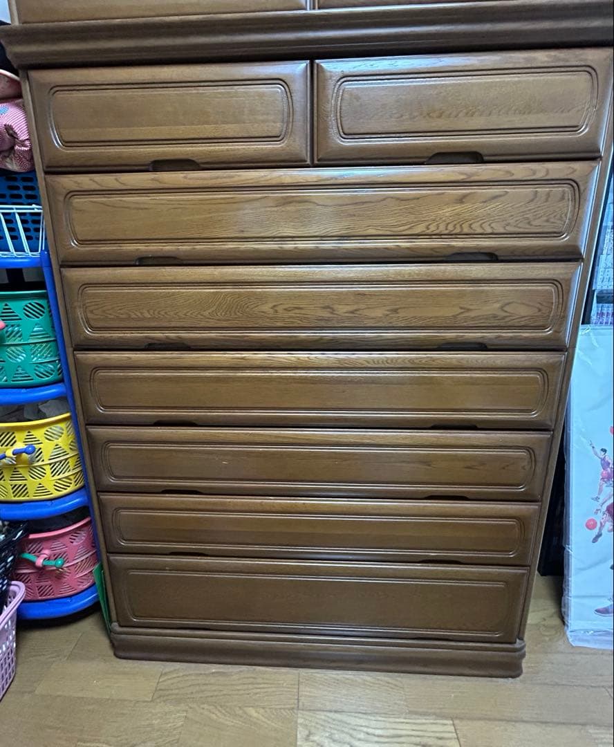 【引取希望】タンス　和ダンス クローゼット 木製タンス　和装収納