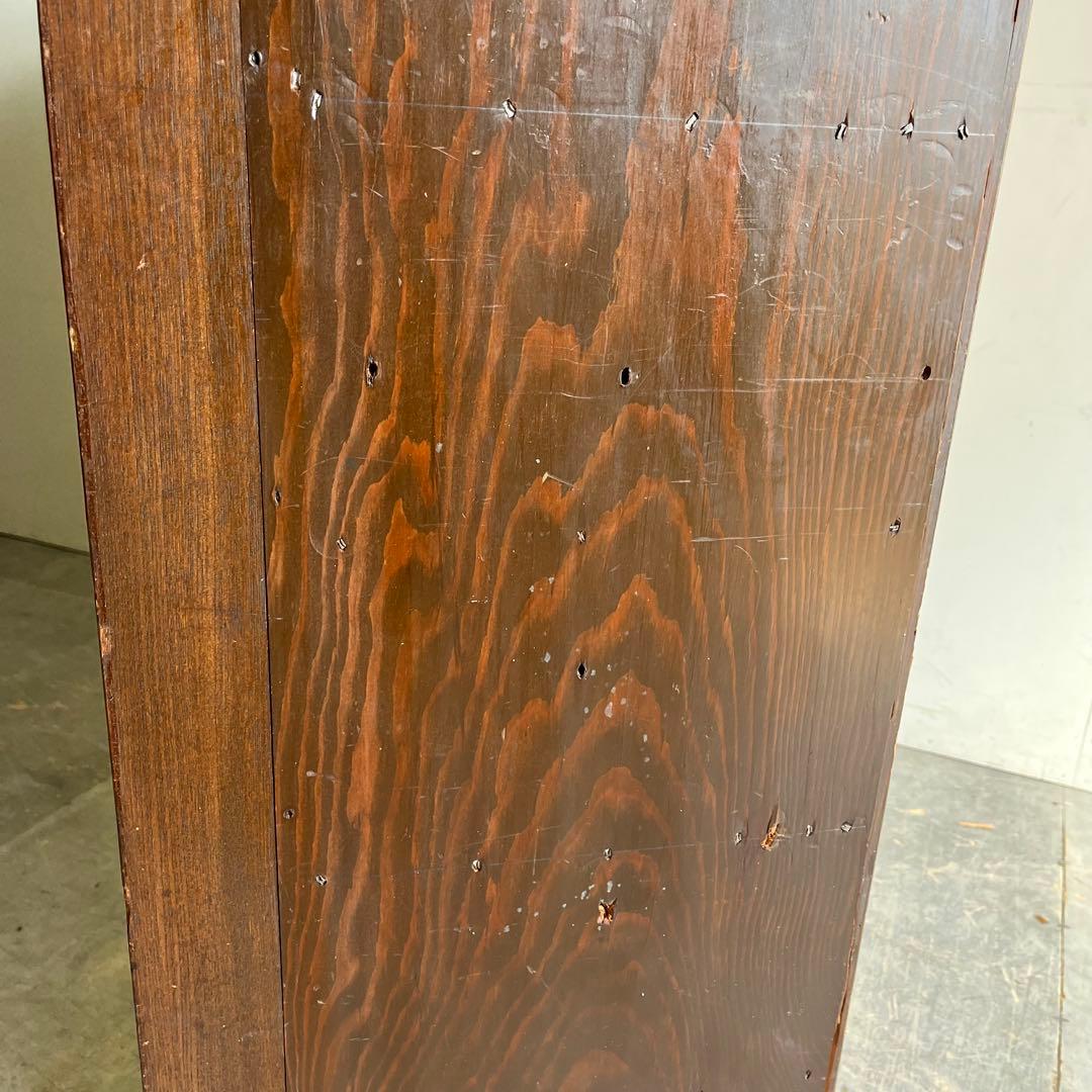 アンティーク ガラス 戸棚 チェスト キャビネット 飾り棚 昭和レトロ z459