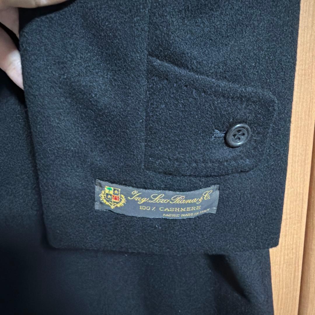 ロロピアーナ　カシミヤ100% ブラック チェスターコート