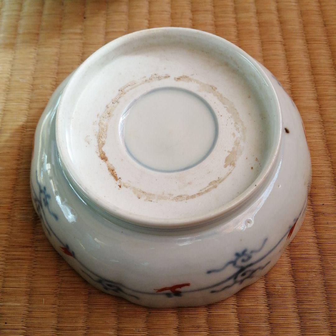 古伊万里　金彩錦膾皿　10客　15cm　江戸後期