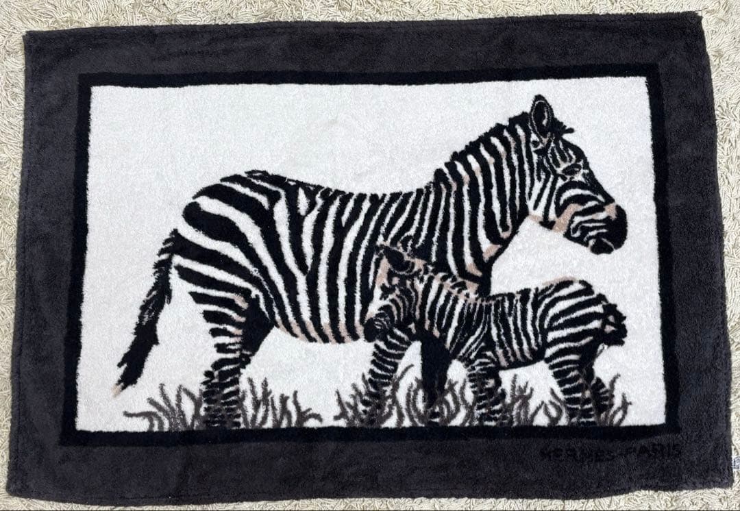 HERMES /エルメス /バスマット ビーチタオル ラグ