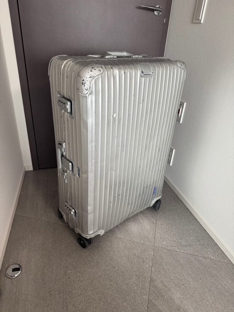 青タグ リモワ トパーズ 4輪キャリーバッグ 86L トパーズ　アルミニウム