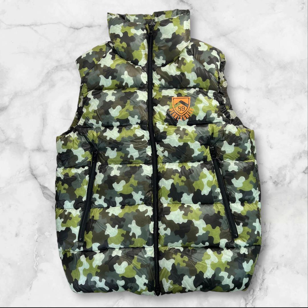 極美品 PEARLY GATES 迷彩柄 ダウンベスト サイズ5/L相当