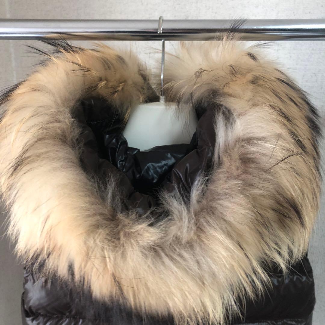 美品 moncler モンクレール TARN GILET ダウンベスト ファー