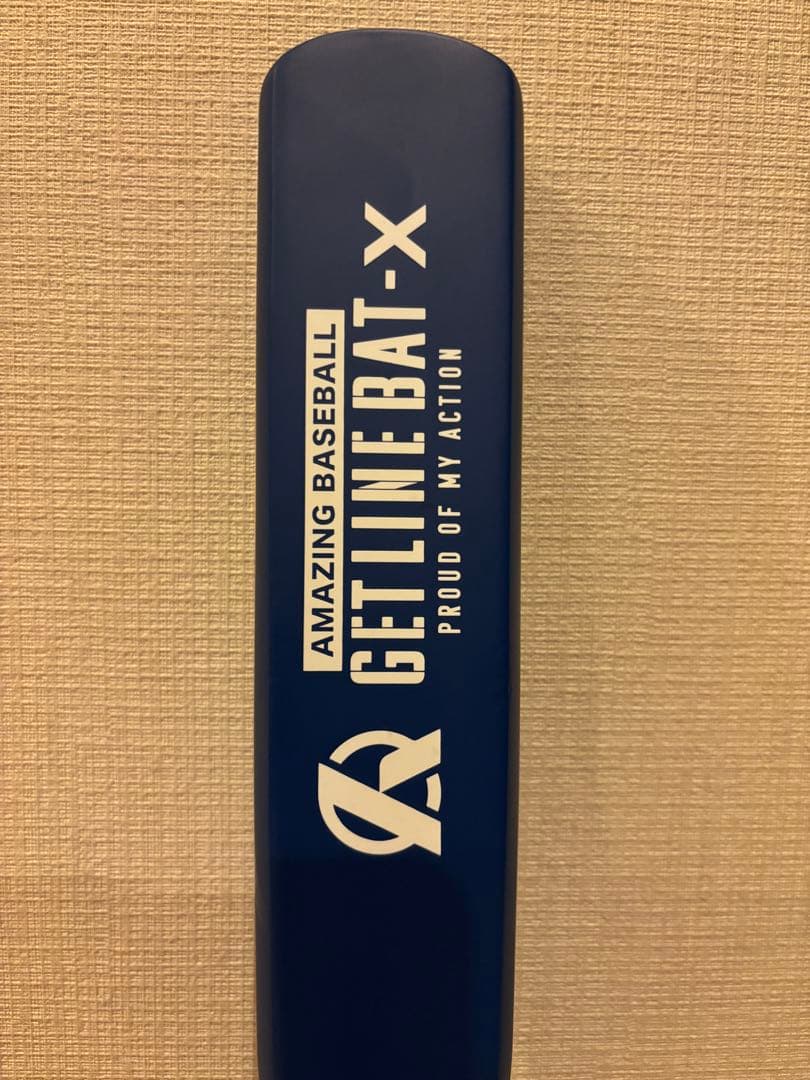 【美品】GETLINE BAT-X トレーニングバット 青