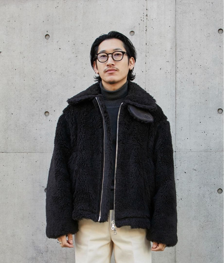 【MARKAWARE / マーカウェア】ALPACA BOMBER JACKET