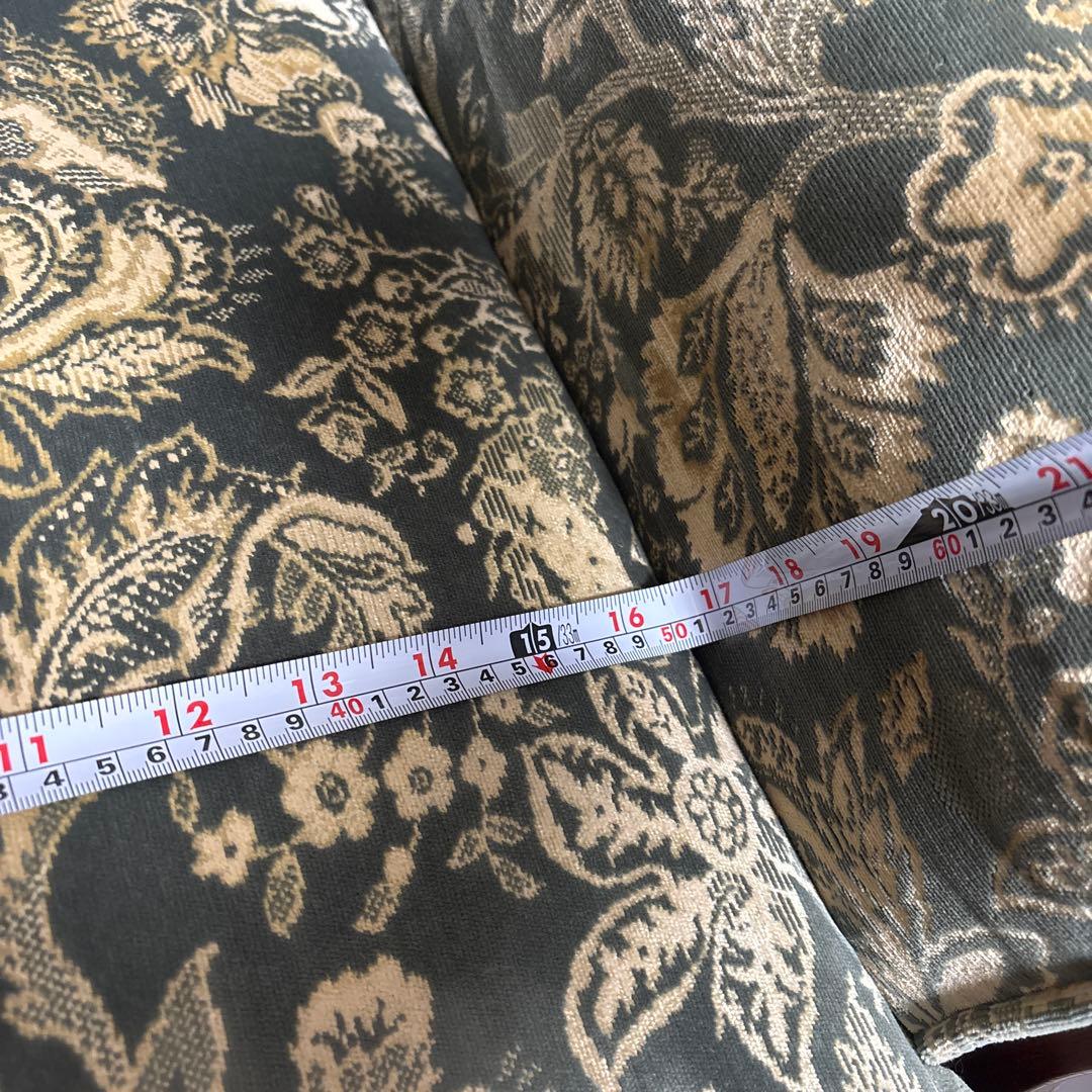 カリモク 1人掛けソファ アームチェア 花柄 ヴィンテージ