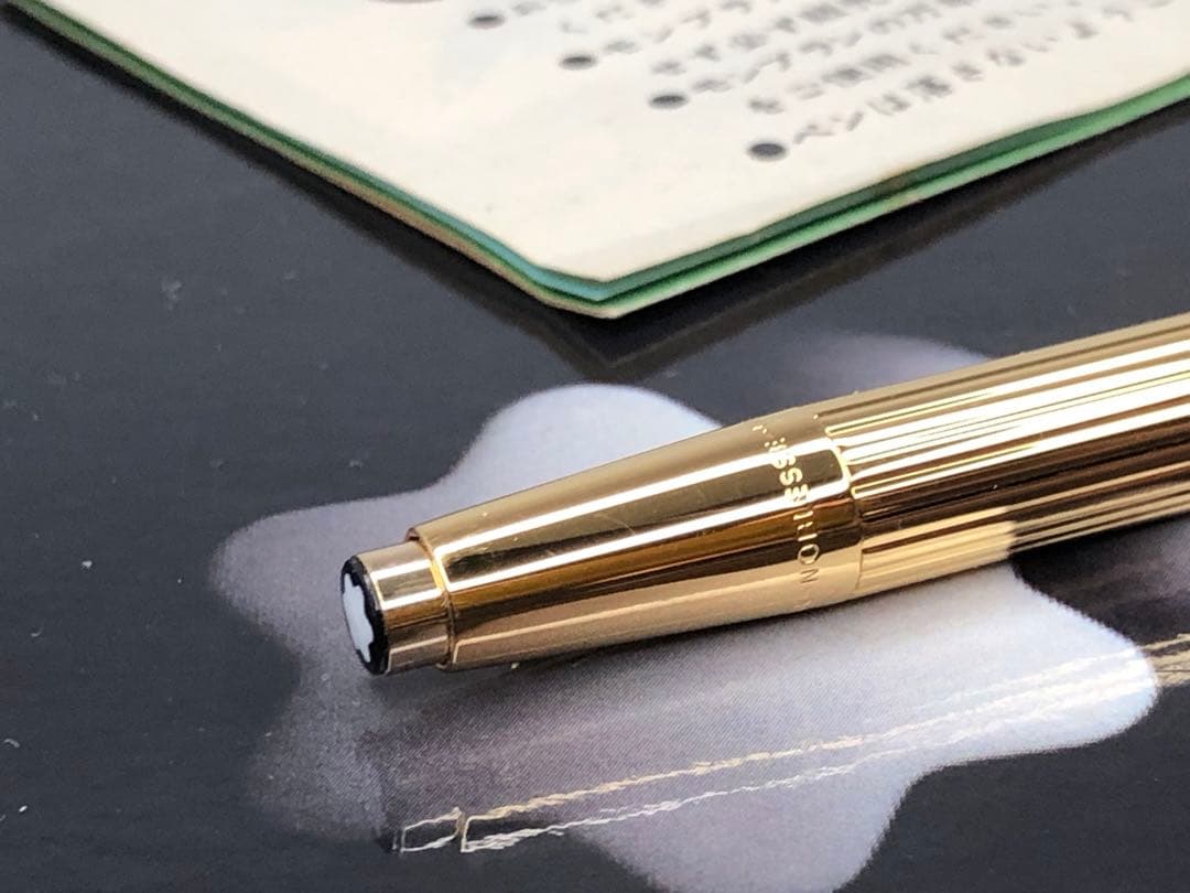 ⭐️金運を呼ぶ総金張り⭐️モンブラン⭐️ノブレスNo1947⭐️世界中で支持の高い逸品⭐️