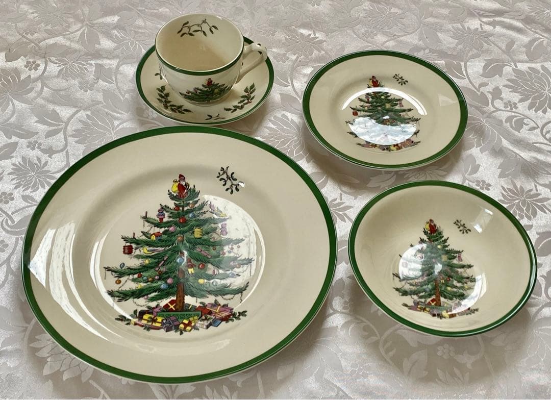 スポード　クリスマスツリー　フルセット　20ピース(5点x各4)