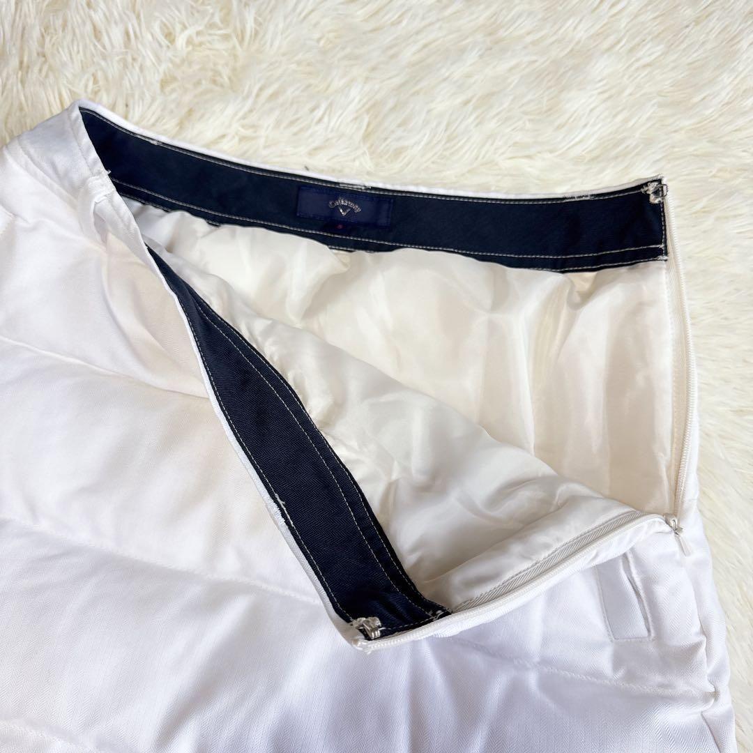 【美品】キャロウェイ　セットアップ ダウン ホワイト Mサイズ レディース