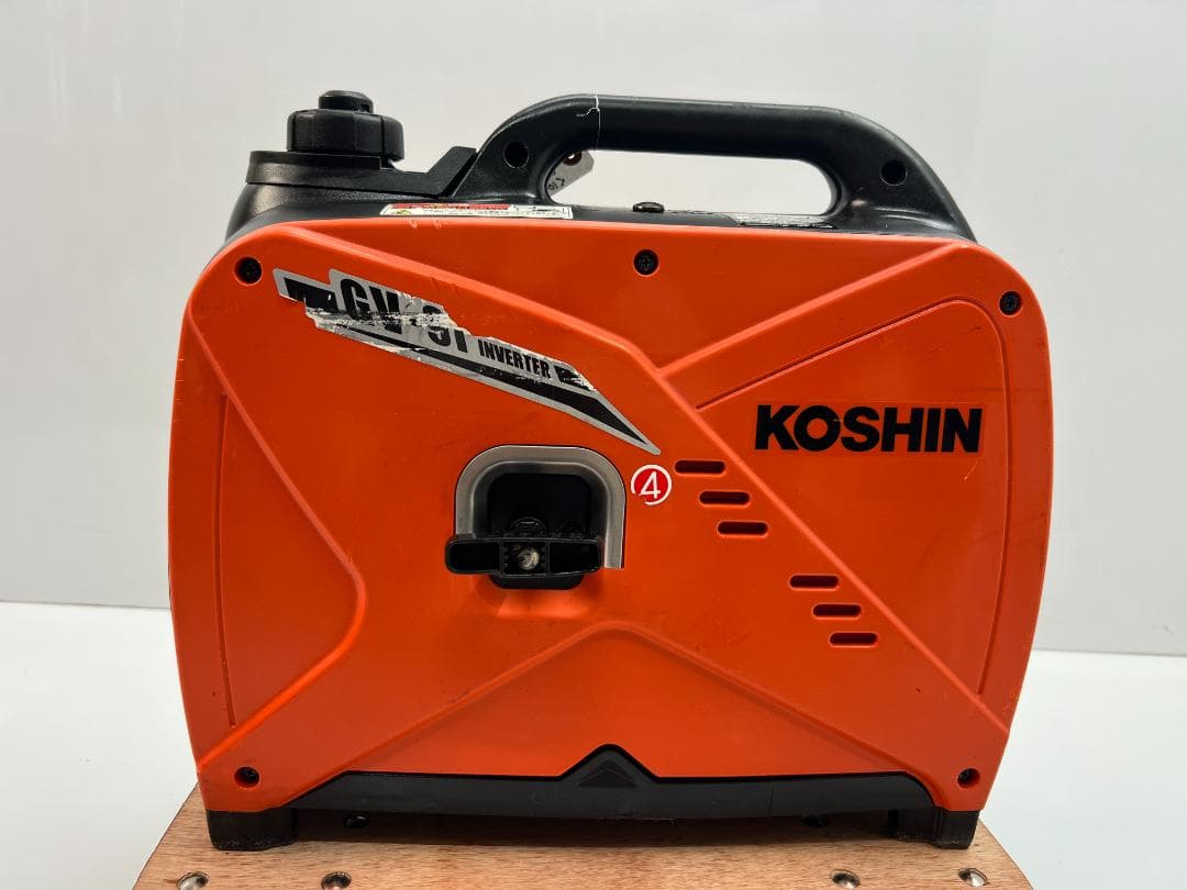 KOSHIN 工進 ポータブル インバータ発電機 GV-9i 動作良好 ♪