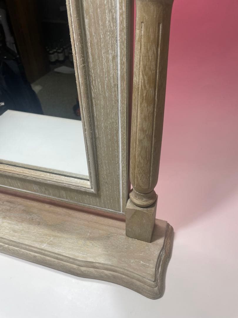 鏡　ヨーロッパ風　美容院　大型置き型鏡