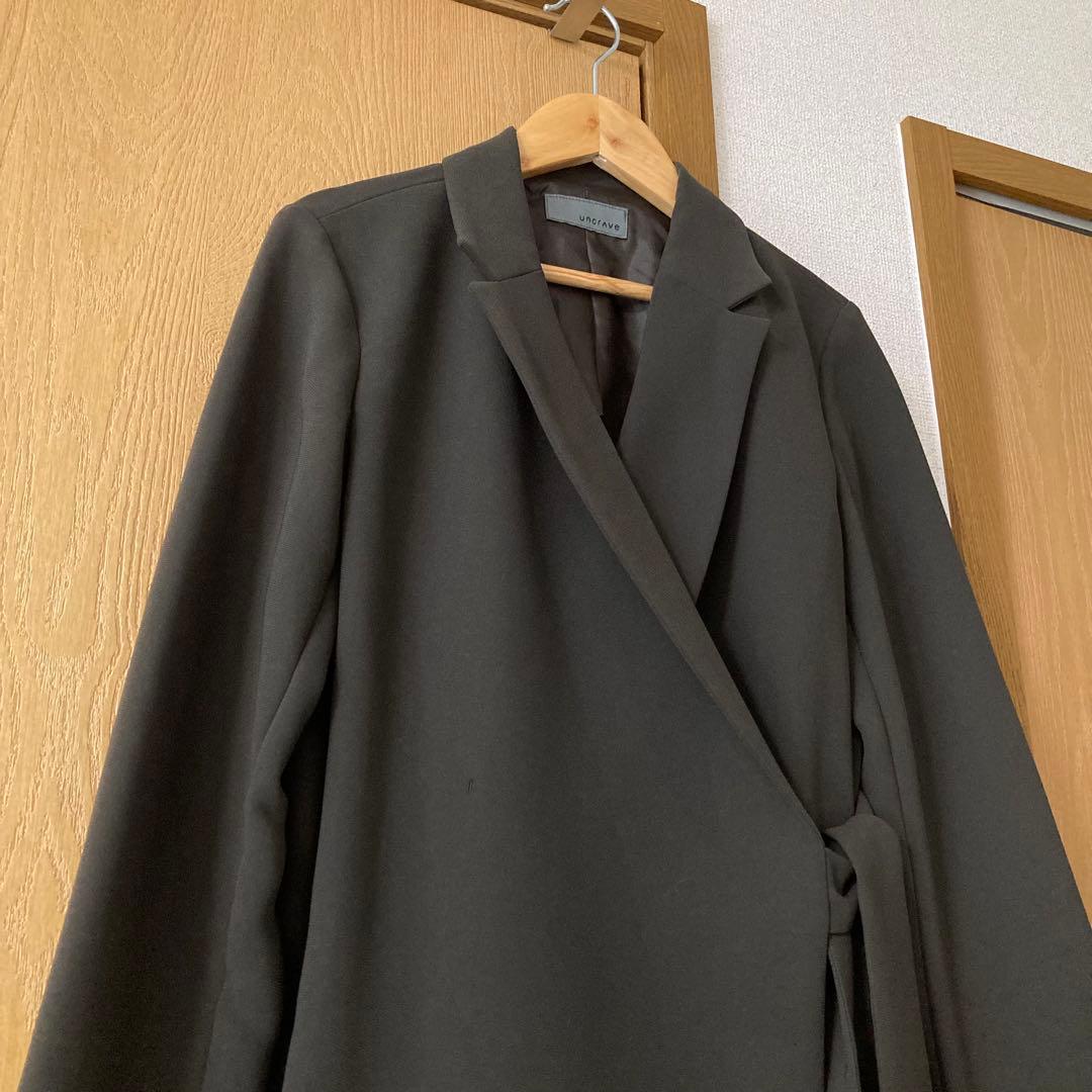 uncrave ダブルクロスワンピースコート