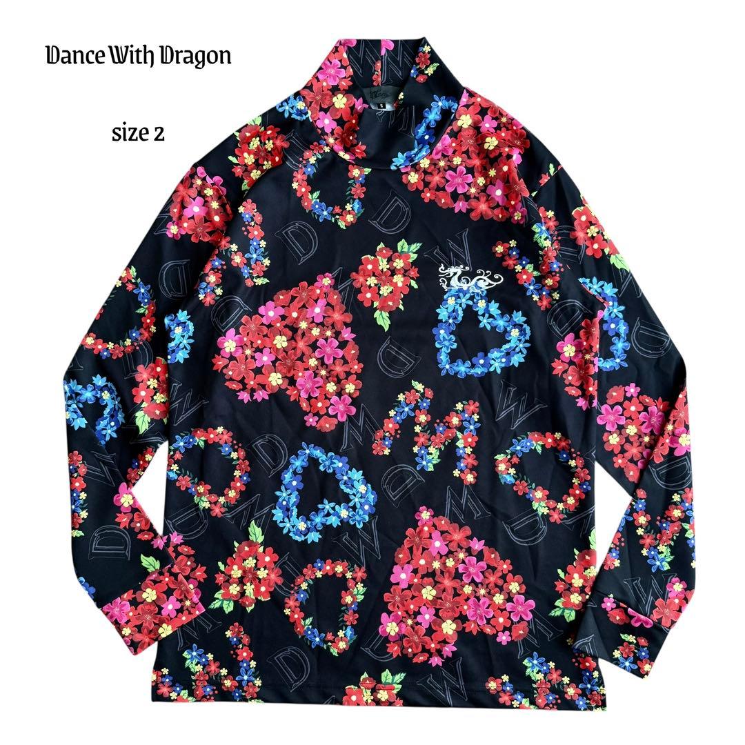 Dance With Dragon ダンスウィズドラゴン 長袖モックネックシャツ