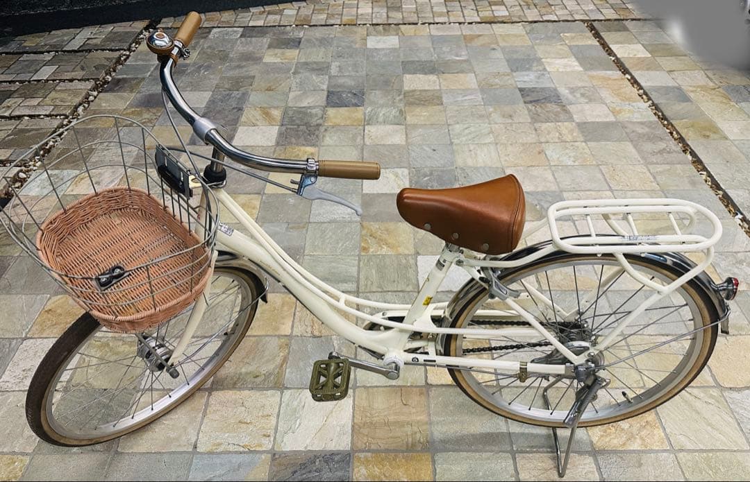 22インチ クリームFeerique Jr フェリーク ジュニア 自転車 アサヒ