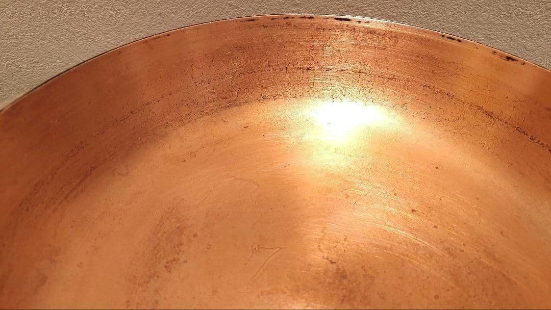 純銅製 業務用 天ぷら鍋 30cm 2mm厚 送料込み