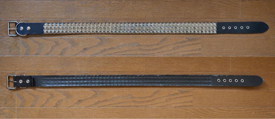 666 3連スタッズベルト