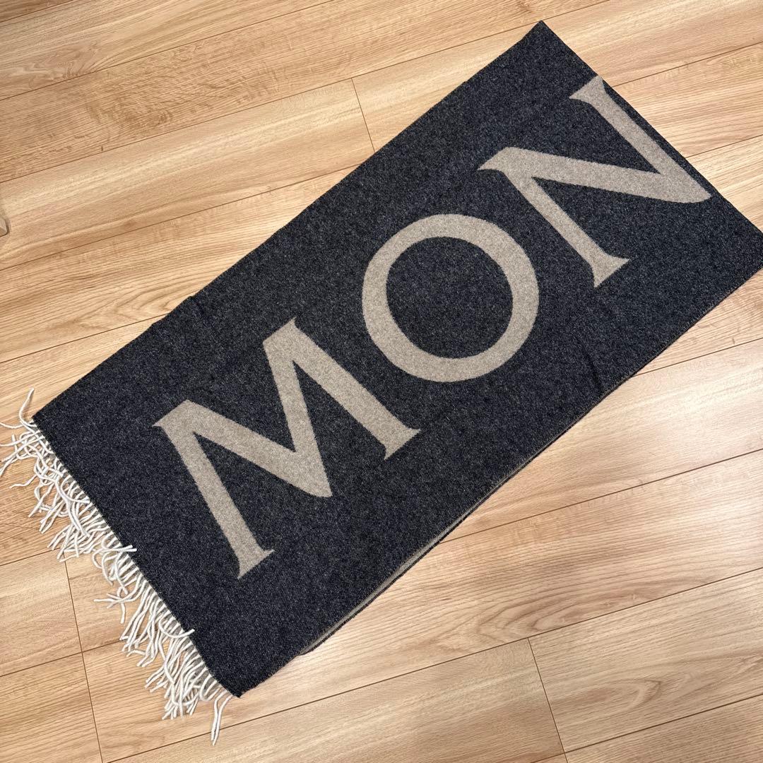 新品未使用タグ付☆MONCLER モンクレール　大判マフラー　ブランケット