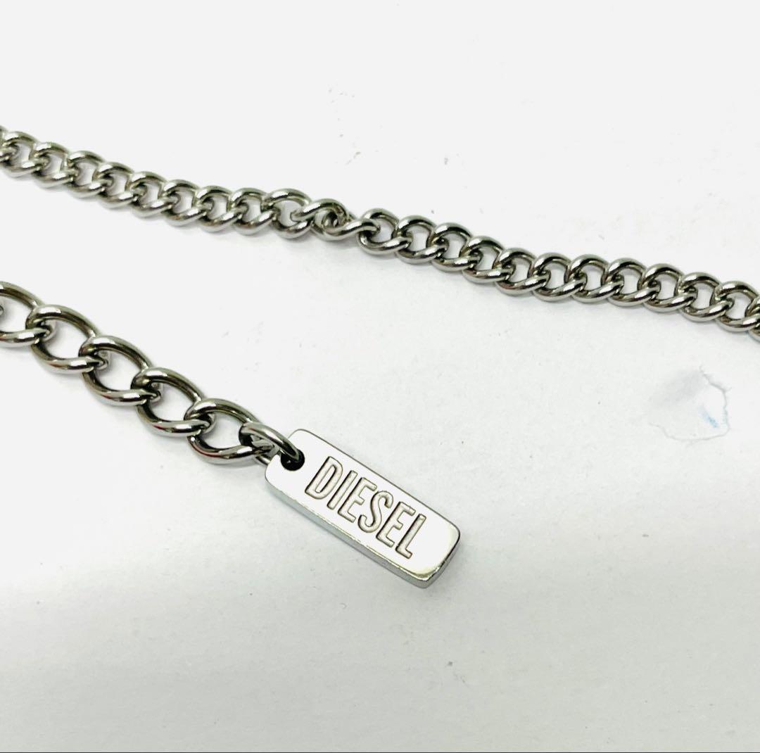 165★DIESEL ディーゼル ネックレス ロゴチェーンネックレス
