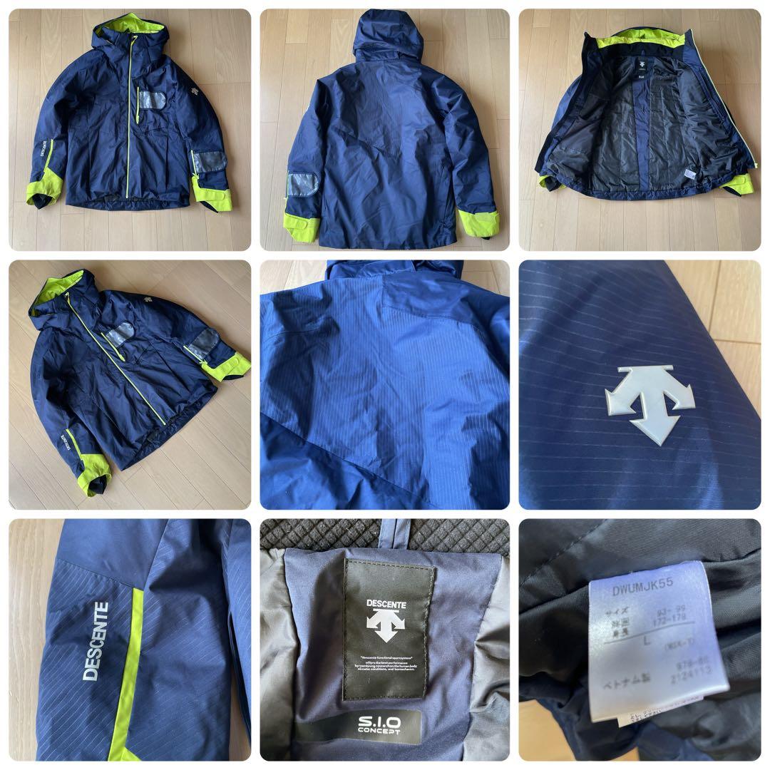 デサント DESCENTE スキーウェア 上下セット デモチーム中古サイズL