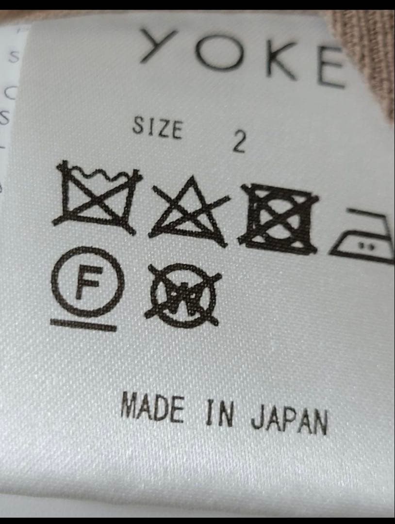 YOKE ベージュ コート　トレンチ　Ｍ