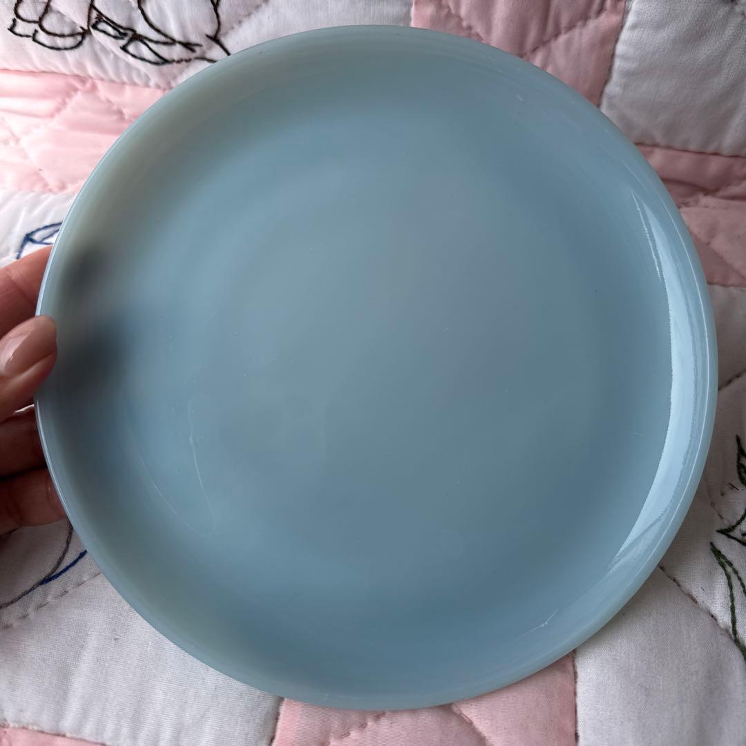 ファイヤーキングfirekingターコイズプレートデザートボウルスープボウル