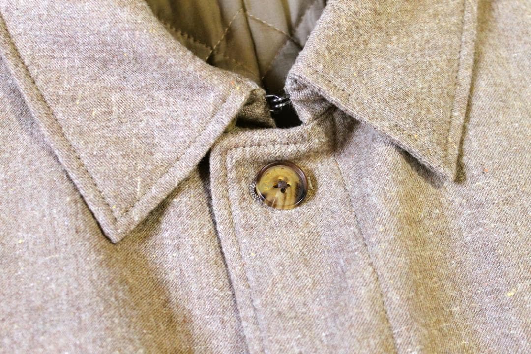 『極美品/14万円』PAPAS パパスプラス ステンカラーコート『ロロピアーナ