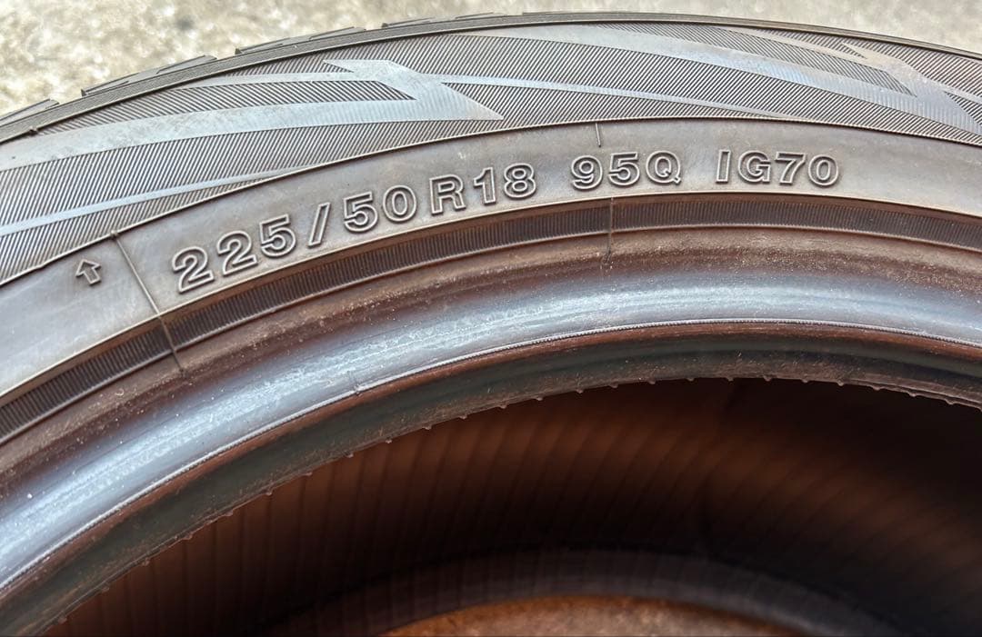 21年ヨコハマ アイスガード IG70 225/50R18 2本セット①