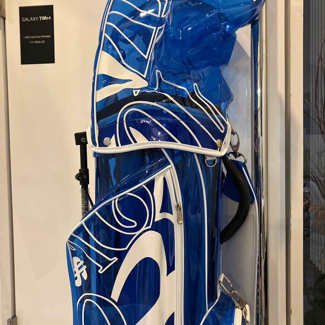 UNDEFEATED キャディバッグ 青