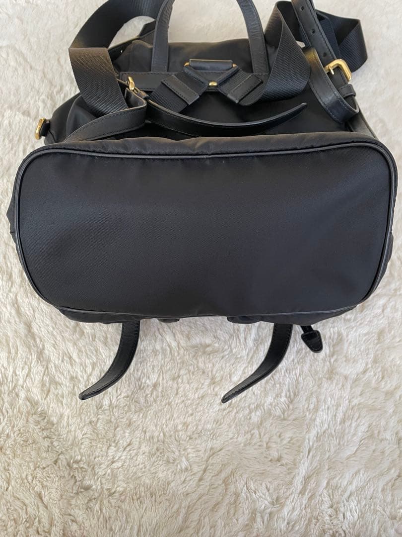 PRADA プラダ　ナイロン　リュック　バックパック ゴールド　正規品