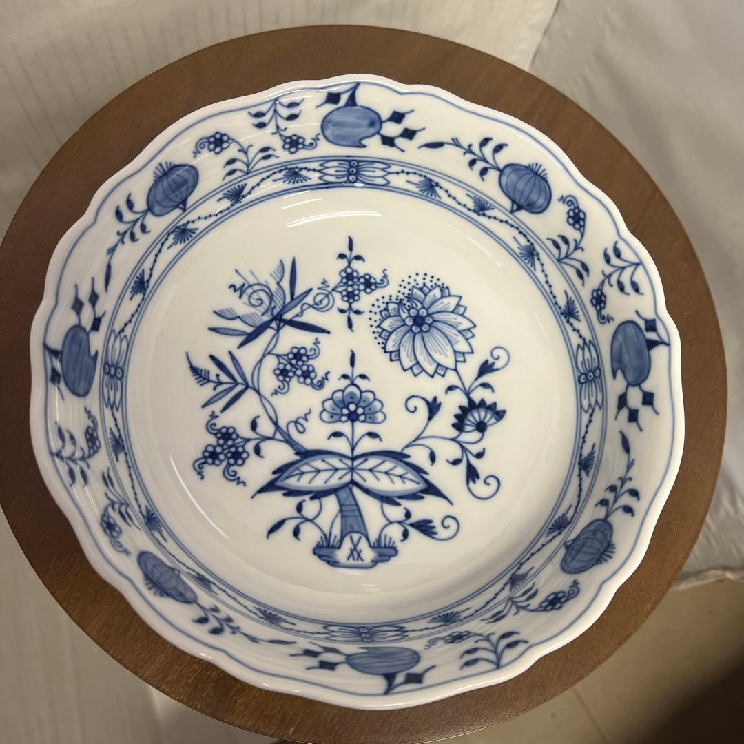 マイセン　ブルーオニオン　ボウル