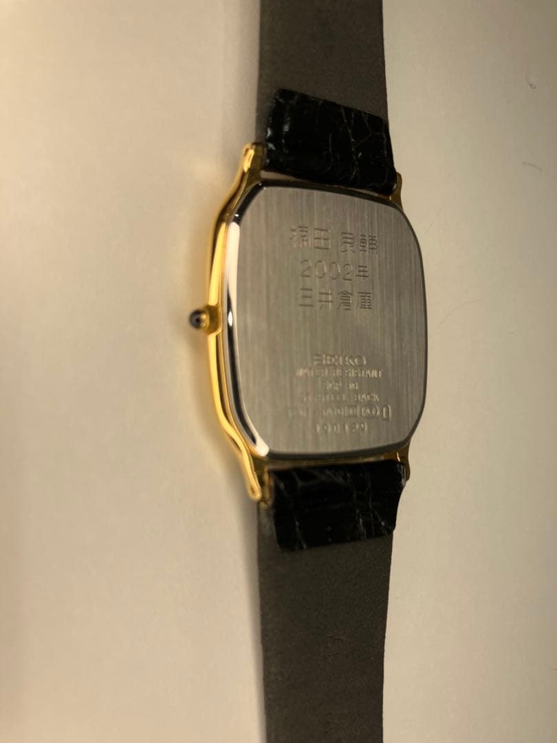 SEIKO DOLCE 腕時計5E61-5A10 クオーツ ゴールド【A876】