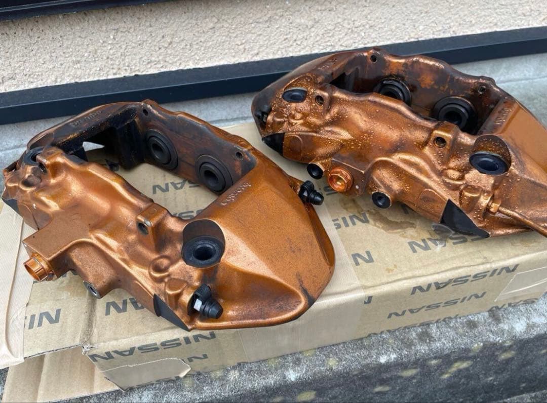 日産 純正 Ｒ３５ ＧＴ－Ｒ キャリパー前後 GTR nismo ブレンボ