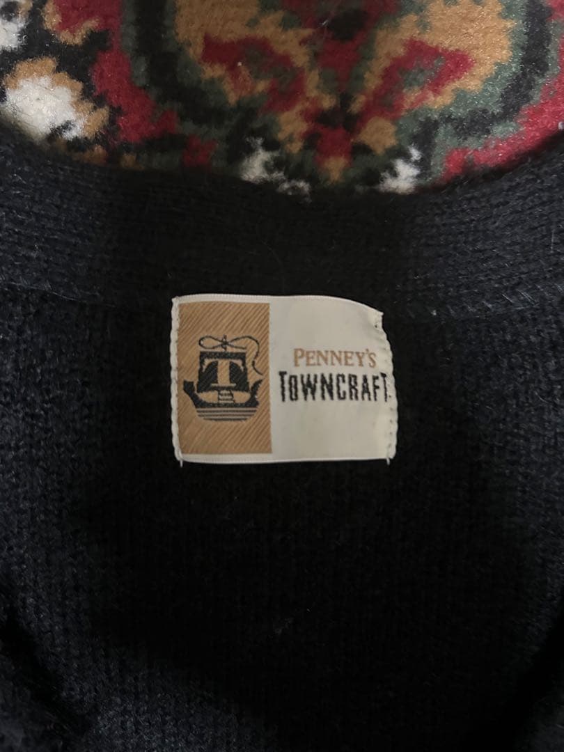 タウンクラフト TOWNCRAFT ヴィンテージライクモヘアカーディガン M