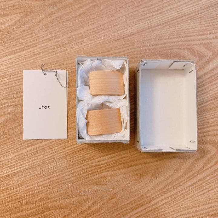 【ニコさま】_Fot　プライウッドピアス [silver]
