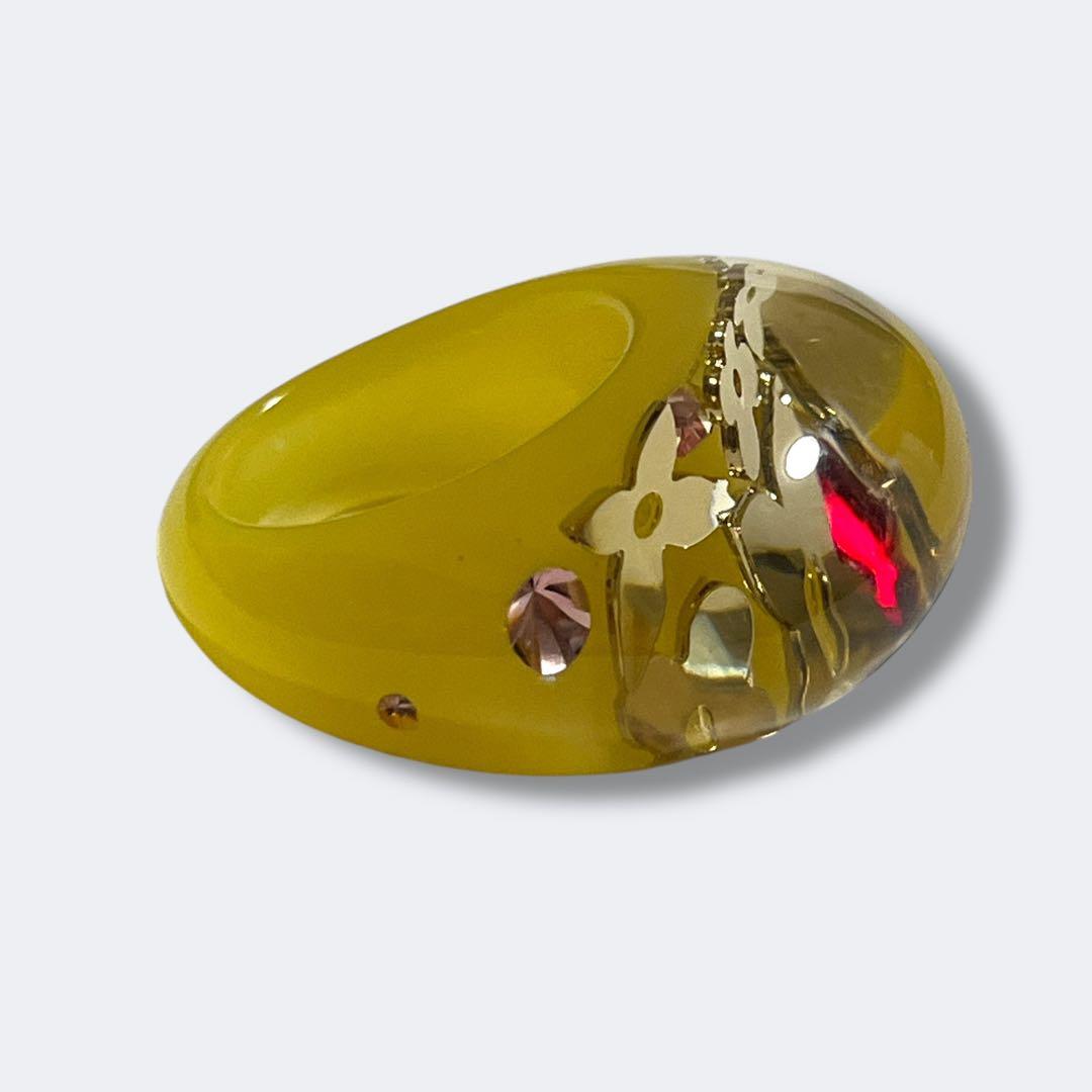 Louis Vuitton イエロー フラワーリング