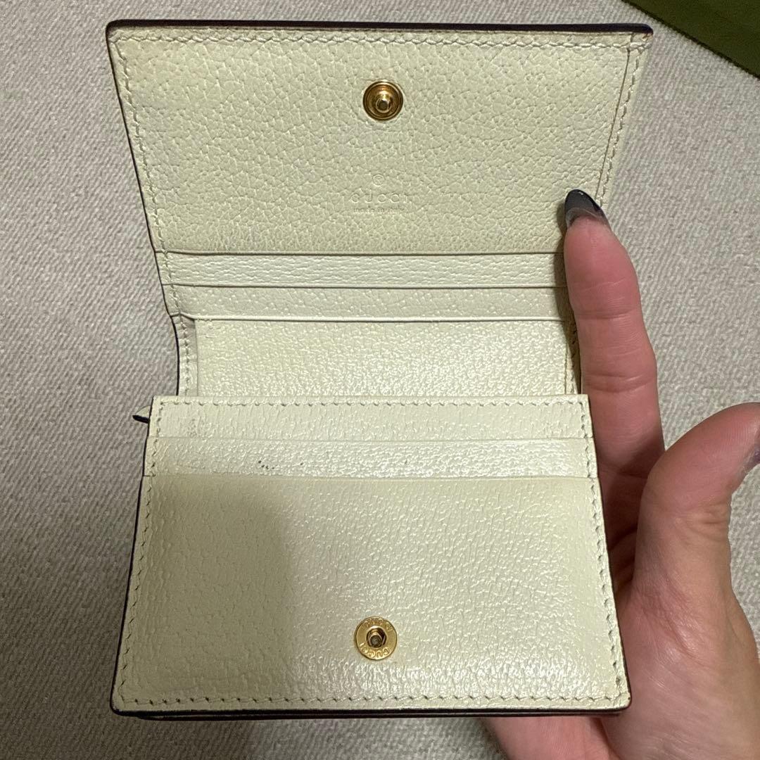9z GUCCI オフィディア GGマーモント 二つ折り財布 コンパクト