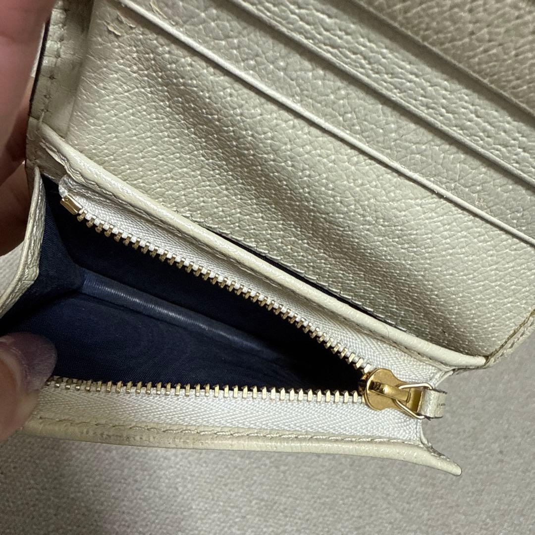 9z GUCCI オフィディア GGマーモント 二つ折り財布 コンパクト