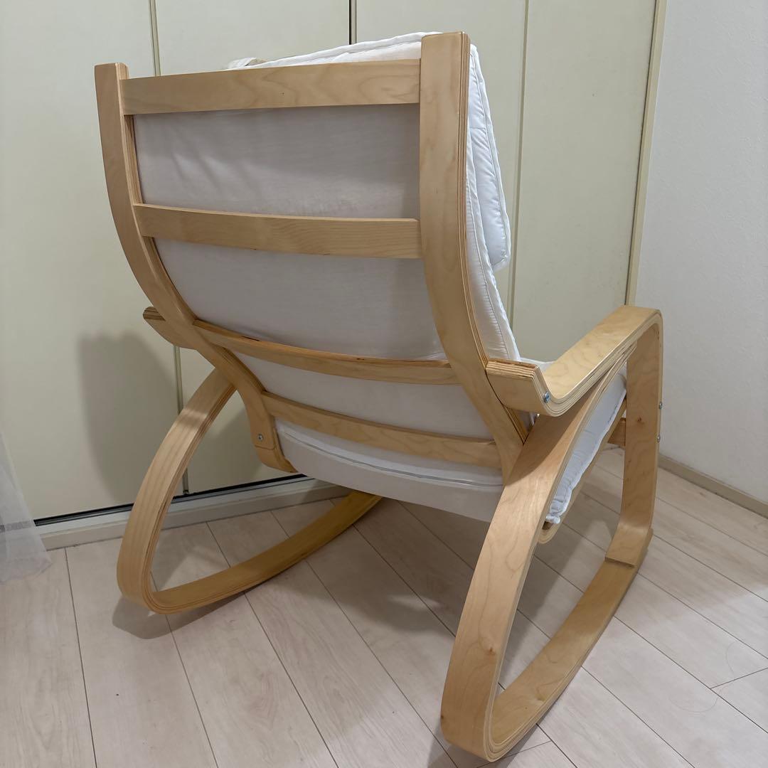 ホワイトロッキングチェア