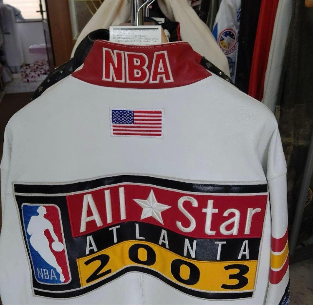 NBAオールスター 2003 レザージャケット jeff hamilton
