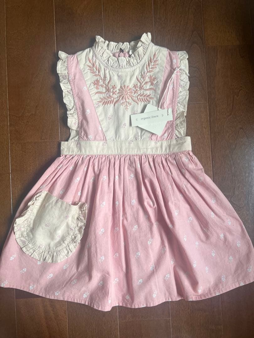 お値下げ不可です　apolina ワンピース　2-3y