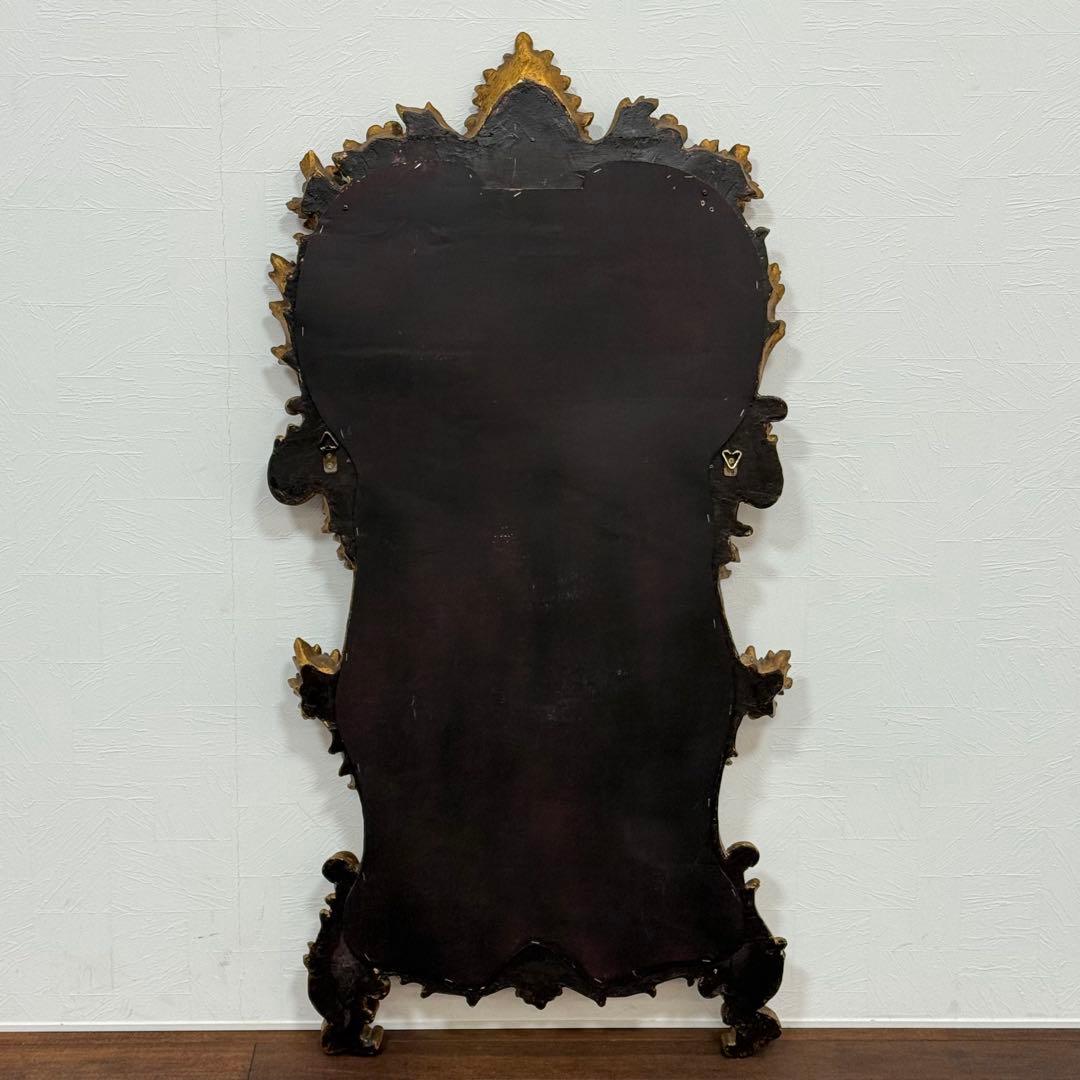 H21K102e アンティーク調 フレンチスタイル ロココ調ミラー