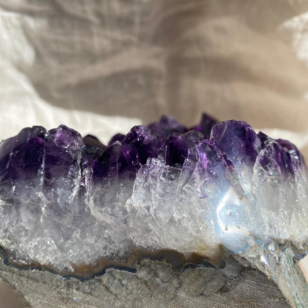 大粒！1.5kg! アメジスト５Aグレードクラスター　　ウルグアイ産
